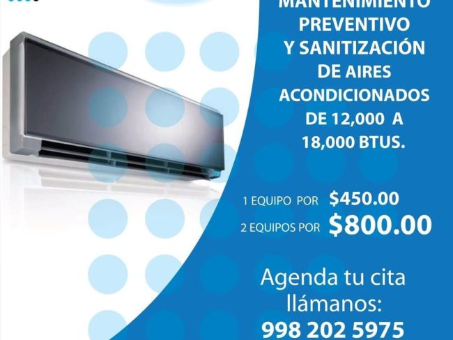 servicio de aire acondicionado en Cancun coolconfort