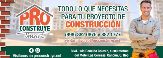 Materiales para  construcion en Cancun