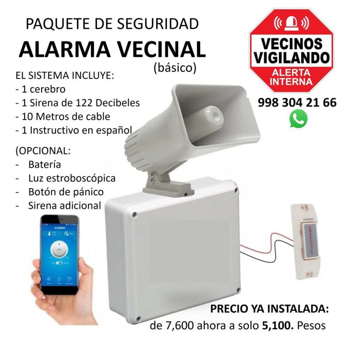 Alarmas y sistemas de seguridad en Cancún