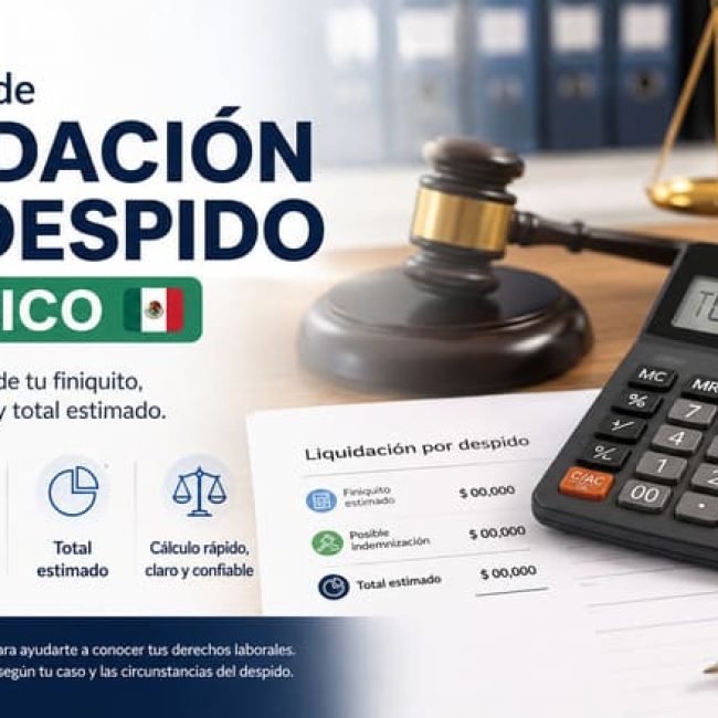 Calculadora de liquidación por despido en México