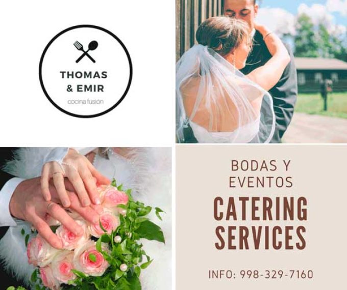 Servicio de Catering y banquetes Thomas & Emir