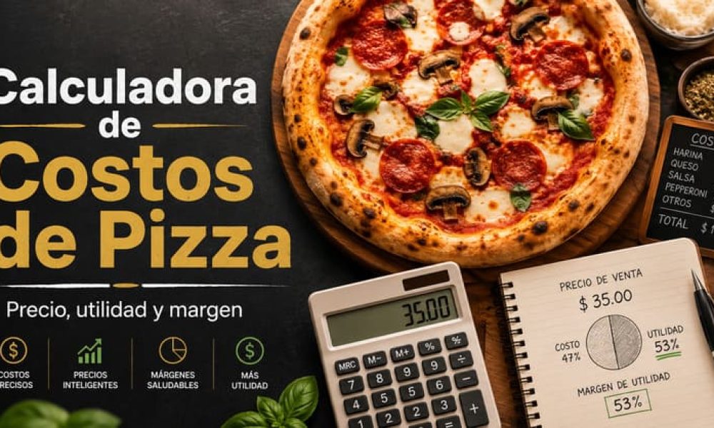 Calculadora de Costos de Pizza | Calcula tu Precio y Ganancia