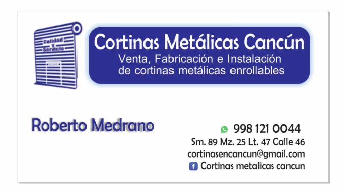 Cortinas metalicas en cancun