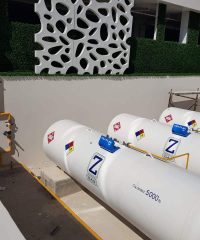 Tanque de gas estacionario en Cancun Olague Gas