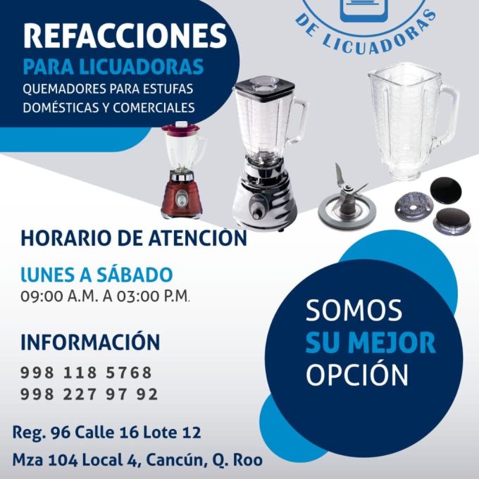 Refaccionaria Hospital de Licuadoras Cancun